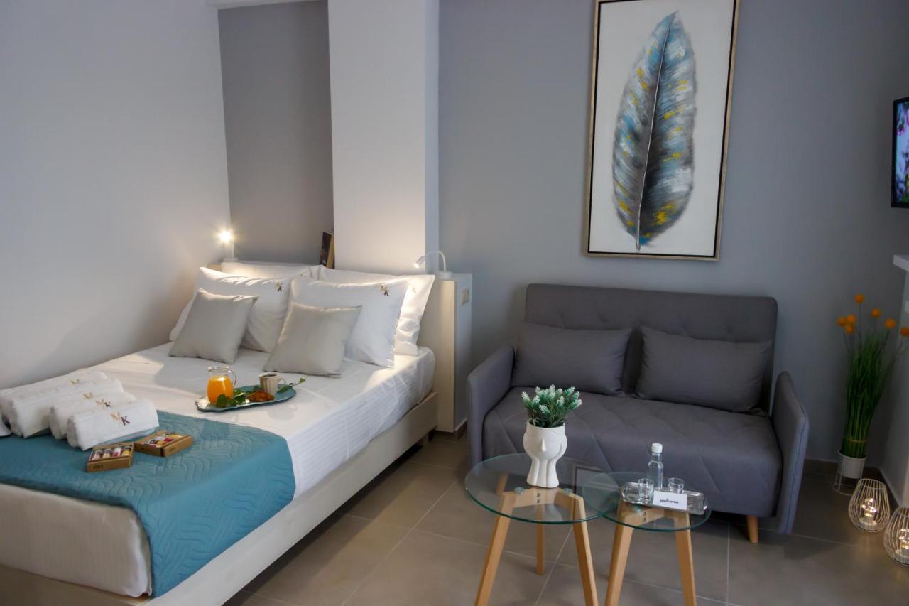 Mk Lux Suites - Steps To Beach 圣尼古拉奥斯 外观 照片